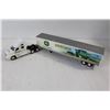 Image 6 : (2) Toy Semi Trucks, John Deere Semi Truck With Trailer, (4) Assorted Trailers