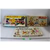 (3) Board Games - Payday, Mad Magazine, Beat The Clock - All As Is
