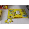 Image 2 : (2) Curious George Board Games - As Is, Curious George Puzzle
