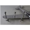 Image 2 : Polished Aluminum Airplane Coat Hanger (25 1/4" Long x 25 1/2")