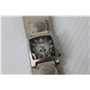 Image 6 : Jeweled Studded Belt & Buckle (size 40) - Roxy Watch (not running) - (2) Leather Watch Straps