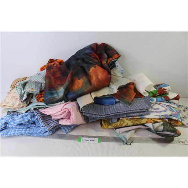 Assorted Fabric Pieces