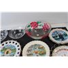 Image 5 : (6) Decorative Plates, (3) Glass Bowls