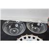 Image 6 : (6) Decorative Plates, (3) Glass Bowls