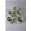 Image 4 : England Gold Medallion Dish Set - (16) Plates, (8) Saucers, (5) Cups, (2) Cream Cups, Sugar Dish, Pe