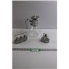 Image 1 : Vintage Carafe & (2) Cruet Sets