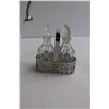 Image 7 : Vintage Carafe & (2) Cruet Sets