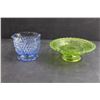 Image 4 : (2 pr) Cream and Sugar Dishes & (2 pcs) Depression Glass