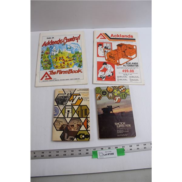 Farm Related Catalogs (1973-1974 Tractor Supply & 1979/1985 Ackland's)