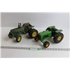 Image 1 : (2) Toy Tractors - ERTL John Deere (Missing Cab, Re-painted) & Tonka ( As Is Condition)