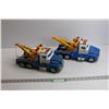 Image 1 : (2) Funrise Inc. Toy Tow Trucks - Tonka ( Has Broken Boom) & GM Goodwrench Service (Missing Cable & 