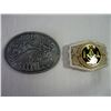 Image 3 : (5) Belt Buckles,(1) Tobacco Tin and Misc. Souvenirs