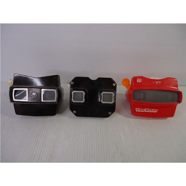 (3) Vintage View Masters