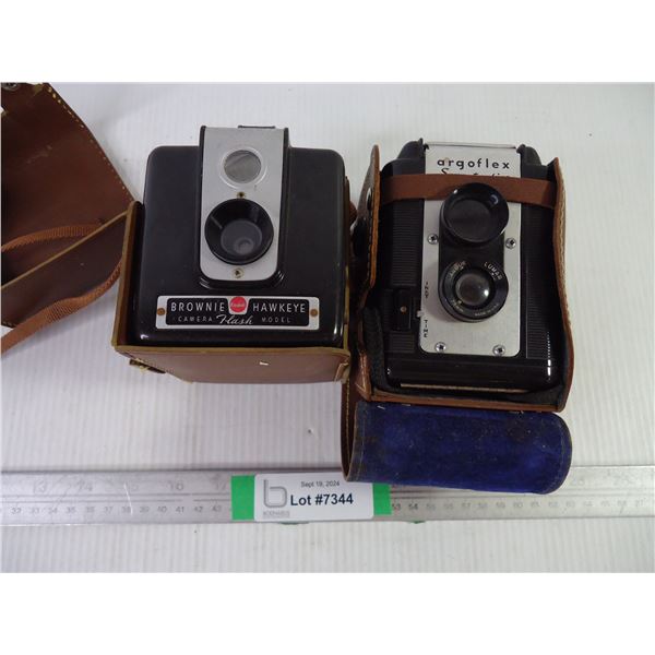 (2) Vintage Cameras-Kodak and Argoflex