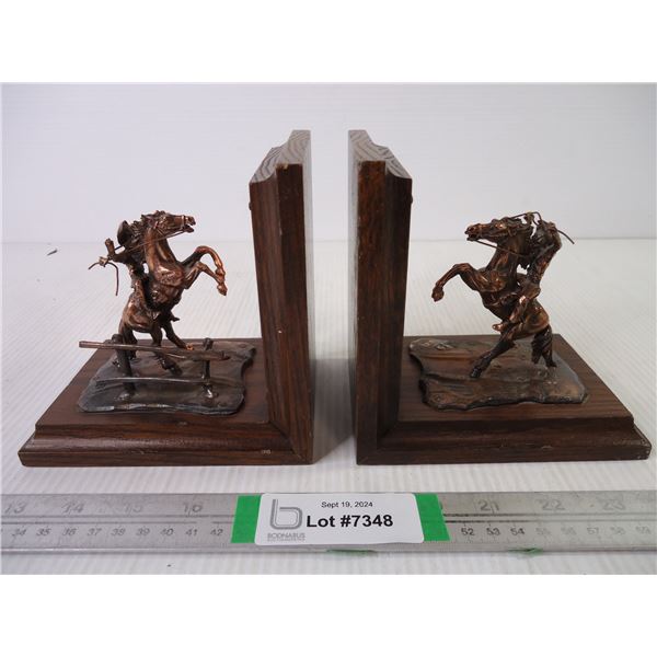 Set of Western Style Book Ends