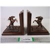 Image 1 : Set of Western Style Book Ends