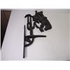 Image 4 : Large Cast Iron Bronco Rider Plaque-11"x16" western Cowboy Rodeo Theme