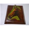 Image 3 : (2) Horse Wall Hangings and (1) Horse Picture-13"x9"