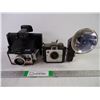 Image 1 : (2) Vintage Cameras-Kodak and Polaroid