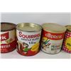 Image 3 : (5) Peanut Butter Tins - Better Buy, Empress, Squirrel, Rogers Golden Syrup Tin