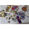 Image 3 : Assorted Pinback Buttons, Collectable Coins, Patches