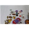Image 4 : Assorted Pinback Buttons, Collectable Coins, Patches