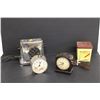 Image 1 : Matinee Cigarette Tobacco Box, Toaster - Tested Works, (2) Clocks - Tested DO Not Work