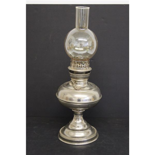 Rayo Nickle Plated Kerosene Lamp