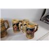 Image 4 : (6) Pottery Beer Steins
