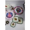 Image 5 : Assorted Toy Kitchen Ware - Cups, Plates, Pots, etc. (2) Barbie Plates, Barbie Bowl