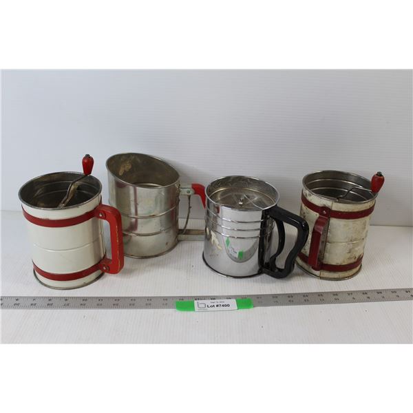 (4) Flour Sifters