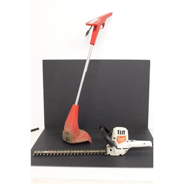 *Black & Decker Hedge Trimmer (working) - Toro Whipper Snipper (working)