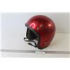 Image 1 : Vintage Motorcycle Helmet - Red