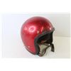 Image 2 : Vintage Motorcycle Helmet - Red