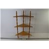 Image 1 : Corner Shelf (12" x 19 1/4" - (one spindle Loose)