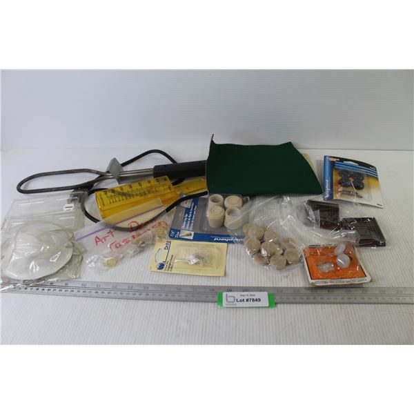 Charcoal Lighter (working) - Felts - Furniture Leg Pads - Mirror Mounts - Dust Masks - Rain Gauge