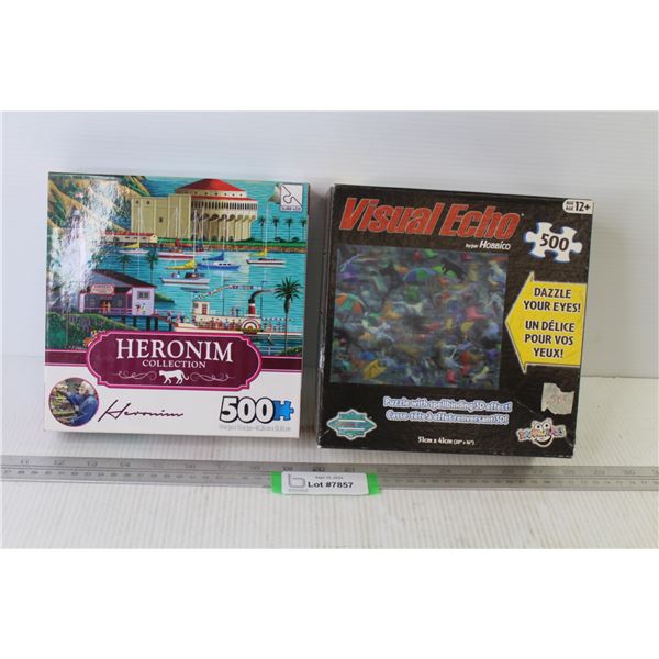 (2) 500 Piece Puzzle