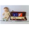 Rummy Game in Case - Vintage Doll