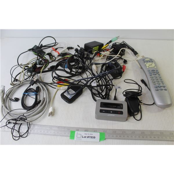 RCA Remote - Assorted Power Adapters - USB Wires
