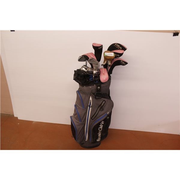 *Idea Adams - Right Hand Golf Club Set in Founders Club Bag - 5 & 6 Irons Left Hand - Bruce Sizemore