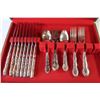 Image 3 : Large Set of Rogers Plated Cutlery in Wooden Case