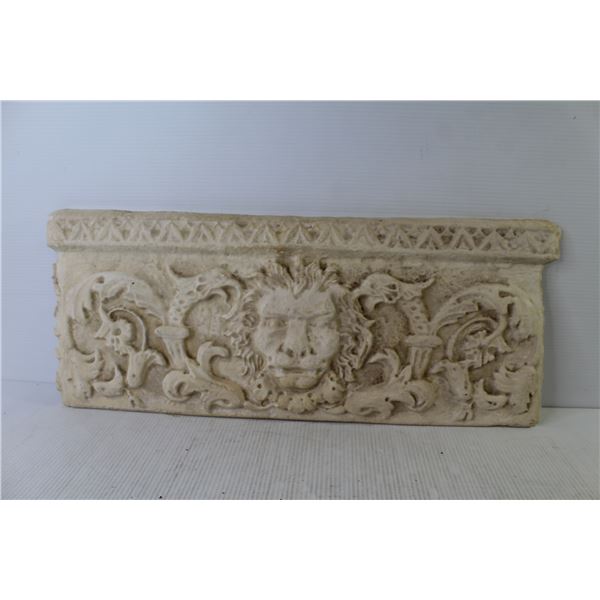 Plaster of Paris Decor - Lions Head
