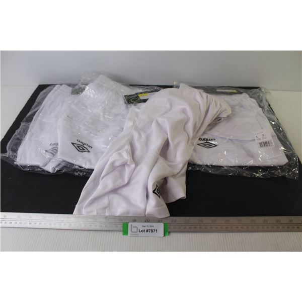 (4) Pair of Umbro Shorts (Size M-Lg - NIB)
