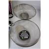 Image 5 : (2) Magnetic Mesh Bowls - 10 1/2" x 3 3/4", 3 Piece Magnetic Tray Set, Head Magnifying Glass, Assort
