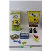 Spongebob Ants In Square Pants Game, (2) Small Spongebob Lunchboxes