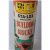 Image 4 : (3) Sta-Lox Miniature Building Bricks Cases - 2 Without Lids As Is
