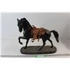 Image 1 : Horse Statue With Saddle - 17" Long x 15" High