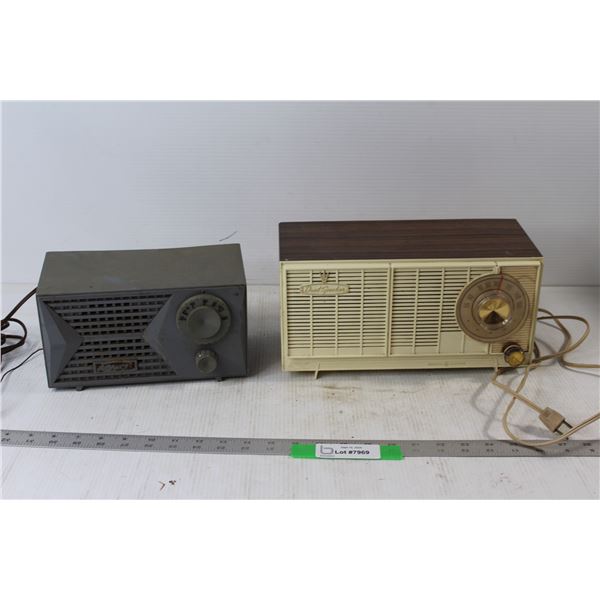 (2) Radios - General Electric and Sears - Not Working