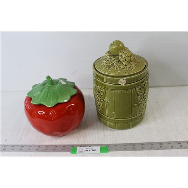 (2) Vintage Ceramic Cookie Jars