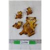 Image 1 : (4) Chalkware Cat Decorations